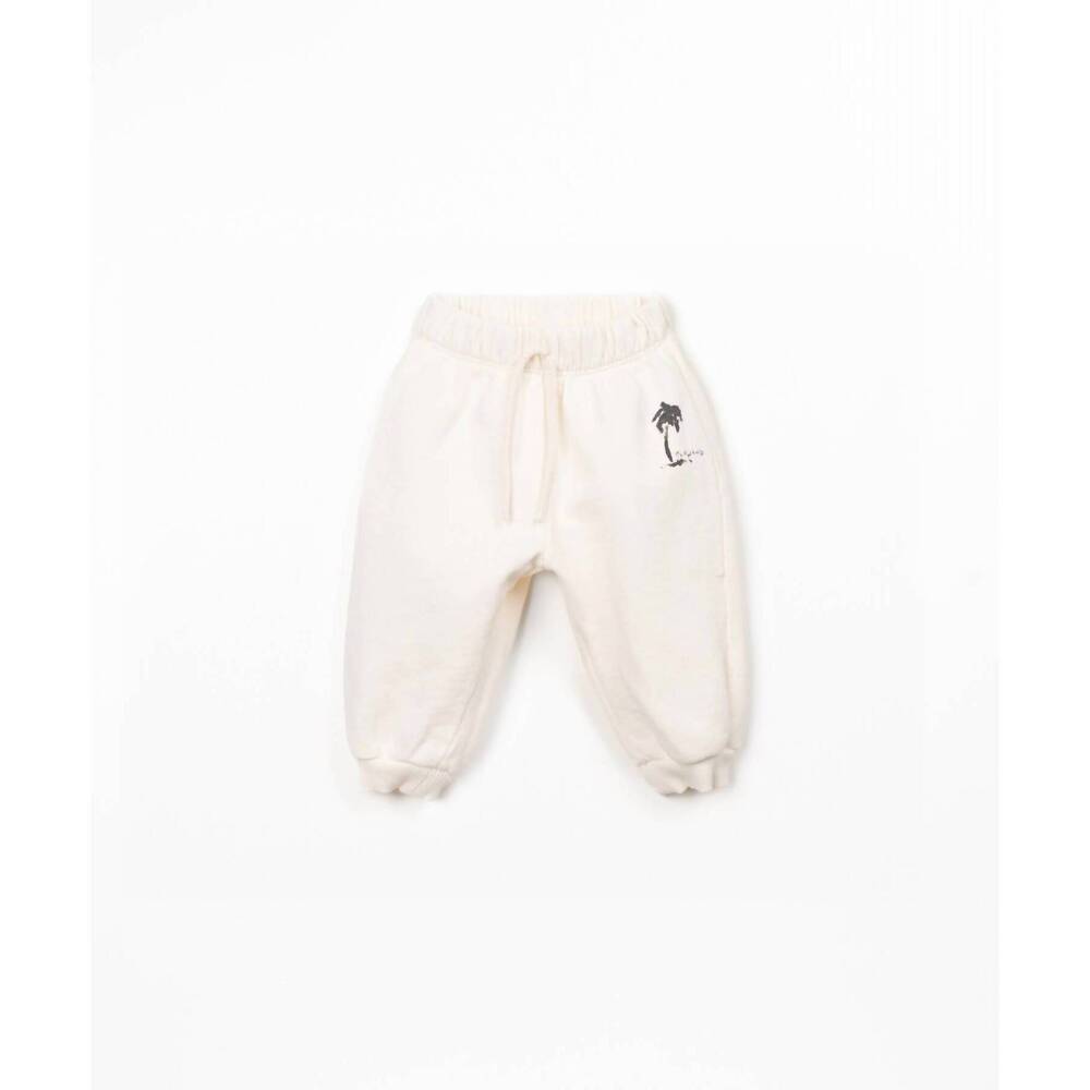 NEW PLAY UP kids baby fleece trousers in beige
